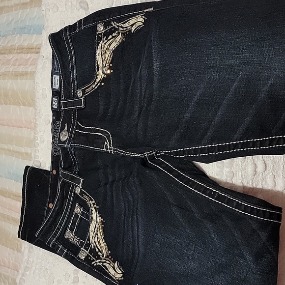 Miss Me Women's Dark Blue Jeans - Picture 8 of 10